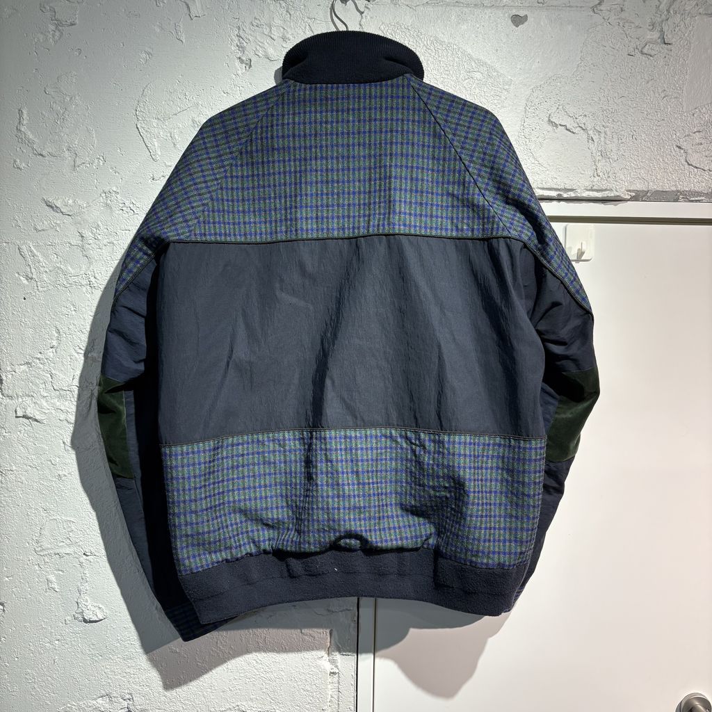 sacai サカイ 19AW Check Blouson ドッキングブルゾンジャケット 19
