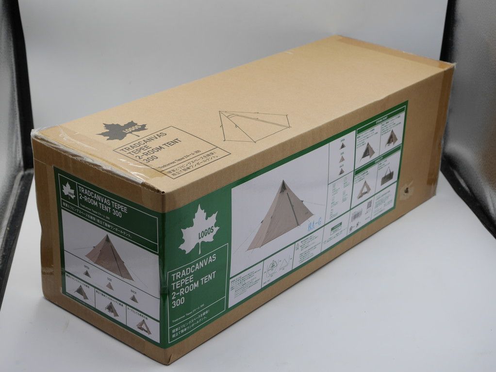 ロゴス Tradcanvas Tepee 2ルーム 300-BB 71805611 ワンポールテント