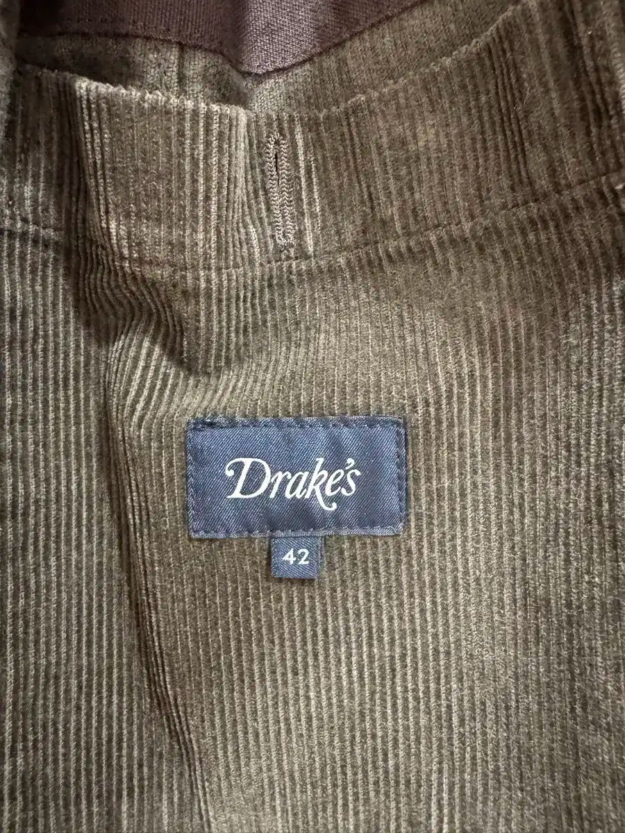 ドレイクス コーデュロイ ダブル ジャケット