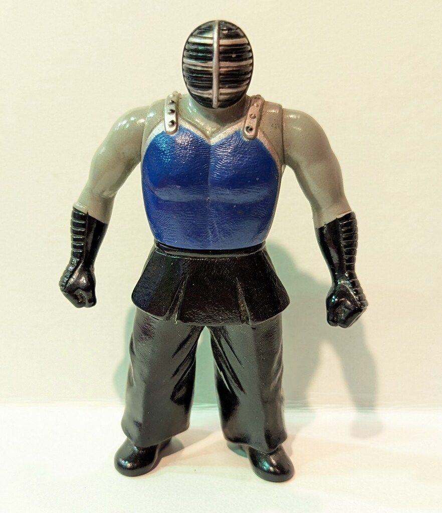 バンダイ ミニソフビ ビッグ ザ 武道|灰色成型 淵ピンク 95mm