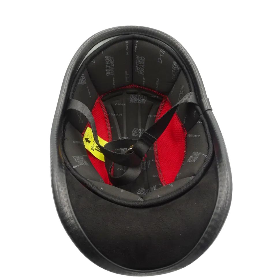 半帽 半キャップ 半ヘル ダックアウト Ｍサイズ 57-58cm ツヤ黒 ファッション 公道使用不可 FFCRYSTALESIA_COM