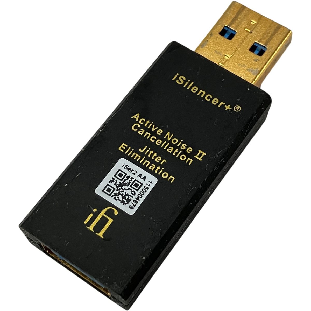 iFi audio iSilencer AA 黒 ノイズキャンセラー オーディオ 音響機器 H10540176
