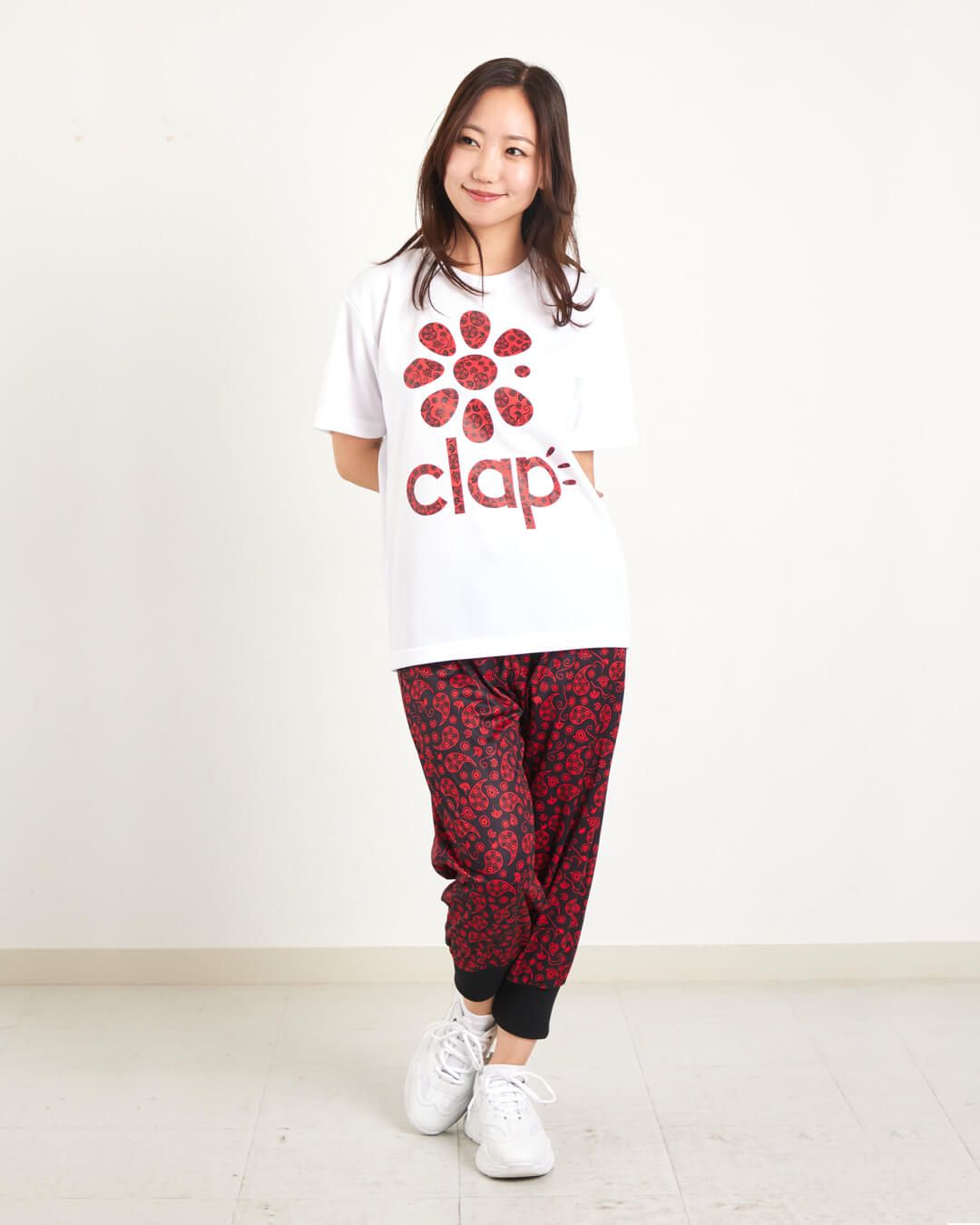 CLAP クラップ イージー パンツ  ♥新品タグ付き♥ 新品 clap フィットネス ウェア クラップ レディース パンツ PAISLEY