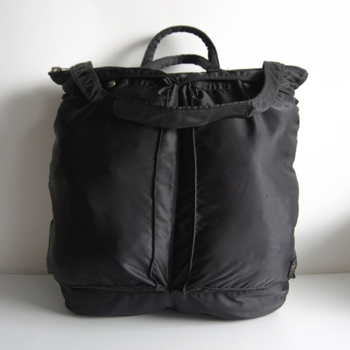 人気 PORTER タンカー 2way ヘルメットバッグ ポーター ショルダーバッグ ナイロン ブラック TANKER BAG 25100994