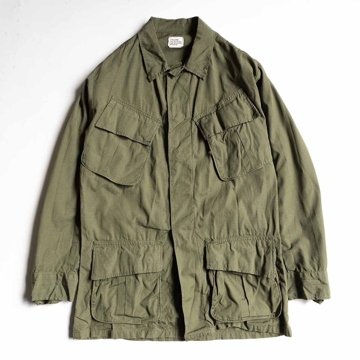 美品/60s】US ARMY【5th ジャングルファティーグジャケット】SMALL