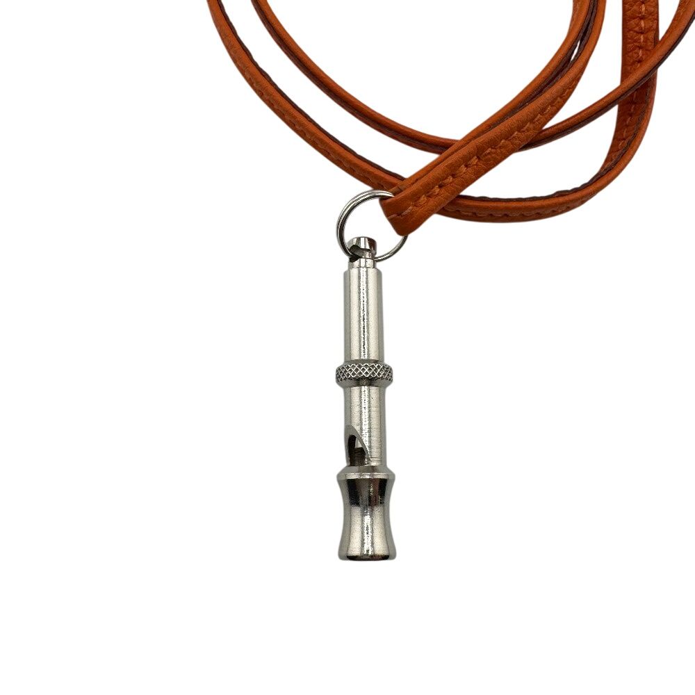 HERMES 犬笛 ホイッスル 美品✨HERMES エルメス ネックレス シフレ 笛