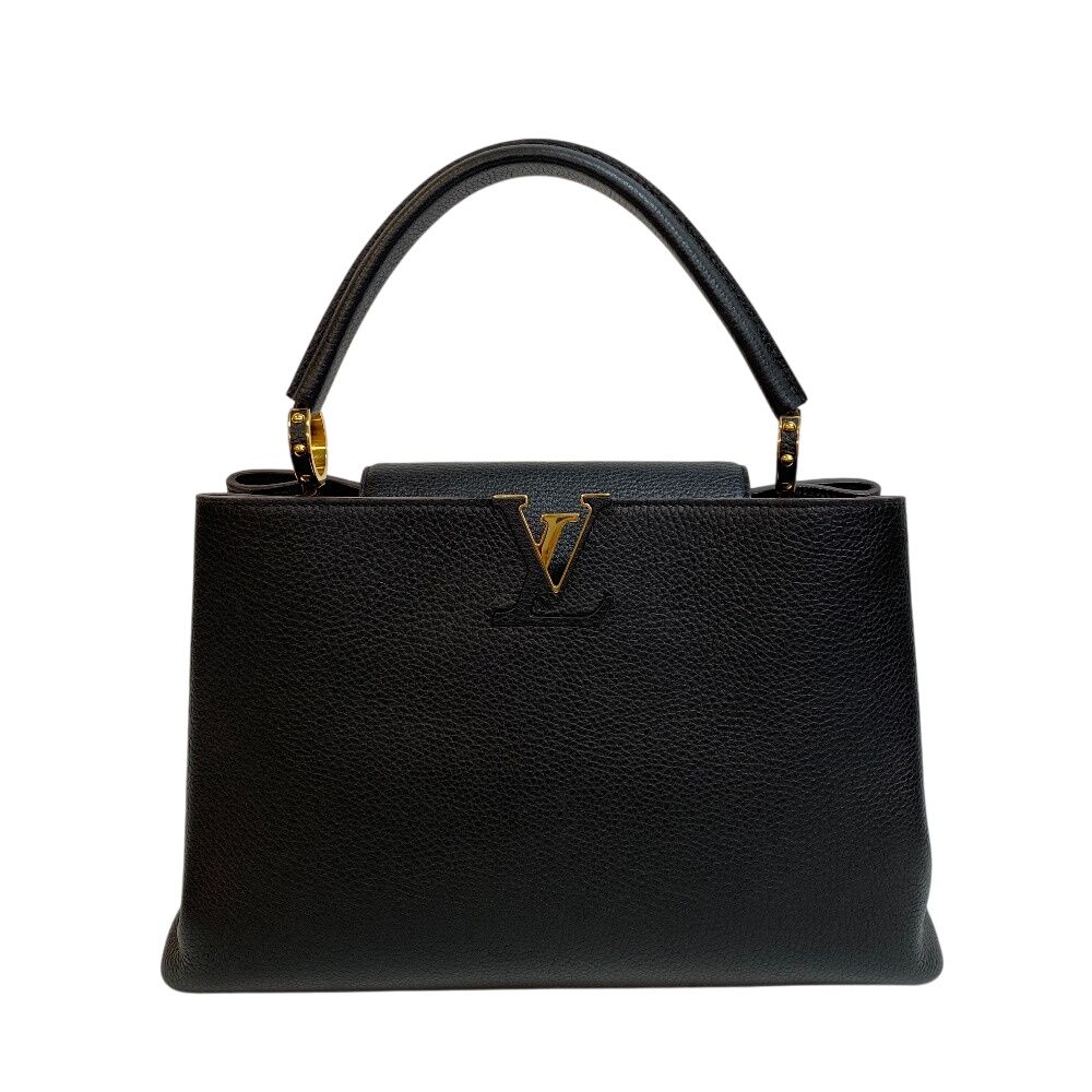 LOUIS VUITTONルイヴィトン ルイヴィトン M48864 カプシーヌMM ハンドバッグ バッグ カバン ブランド ブラック レディース