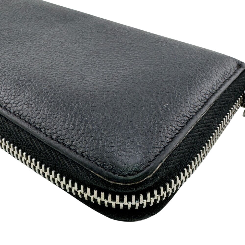 SAINT LAURENTサンローラン ラウンドファスナー YSL ロゴ刻印 長財布