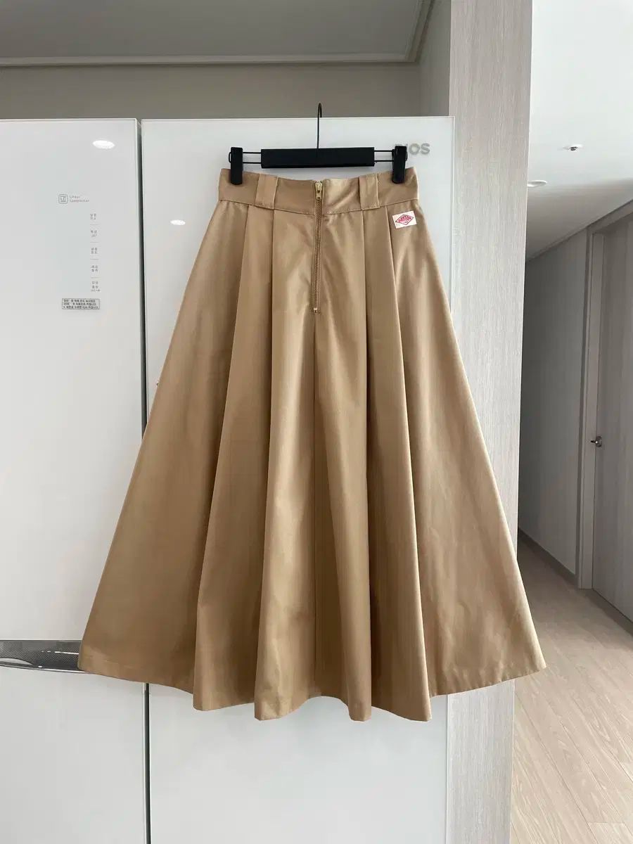 ダントン プリーツスカート ベージュ