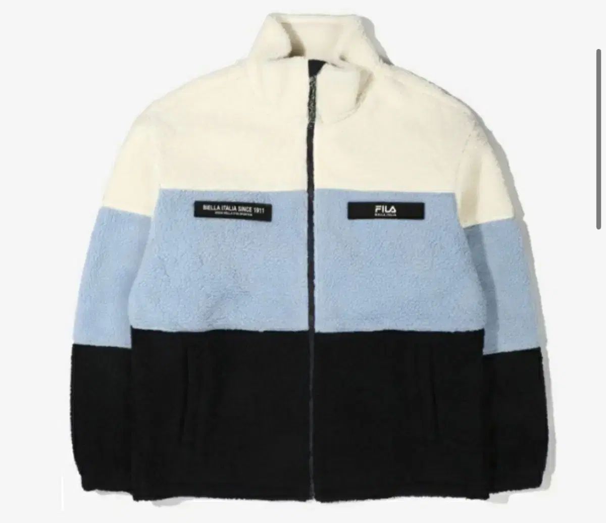 FILA 휠라 ブロック フリース ボア ジャケット ボア ジャケット