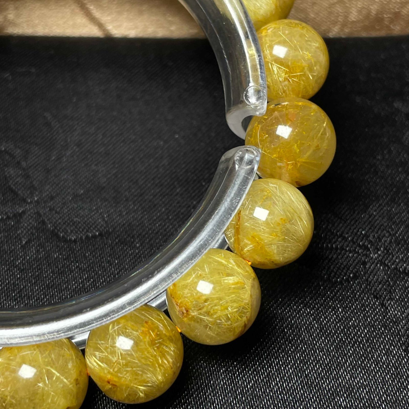 満針ルチルクォーツ