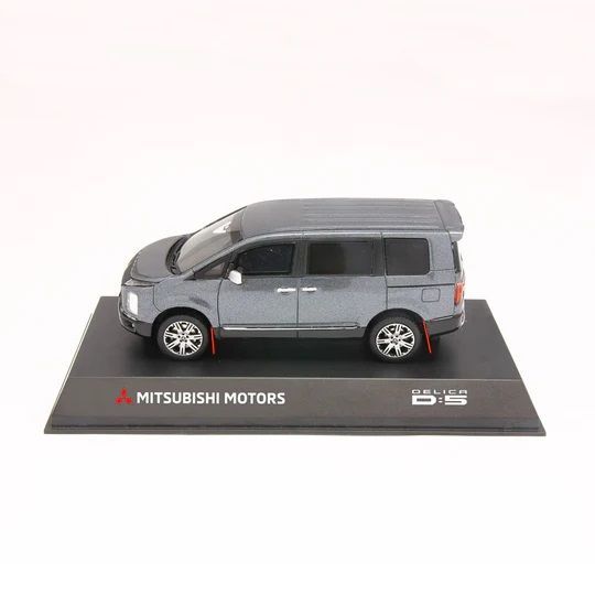 三菱 デリカ D 5 1 43サイズ モデルカー グラファイトグレーメタリック ブラックマイカ BRIGHTFACE_UK