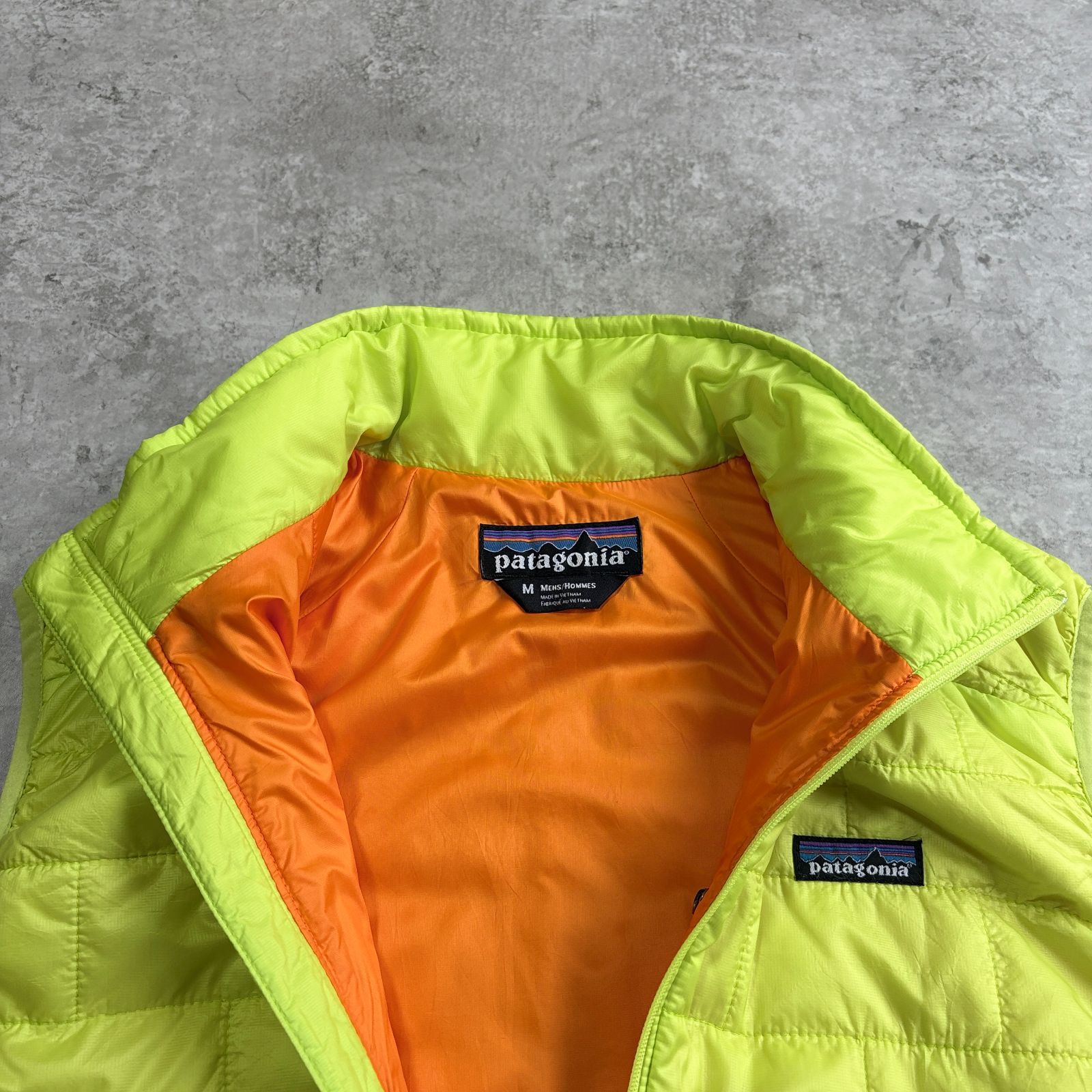 2011年製 patagonia Nano Puff Vest ” PRIMALOFT ” 【 neon yellow