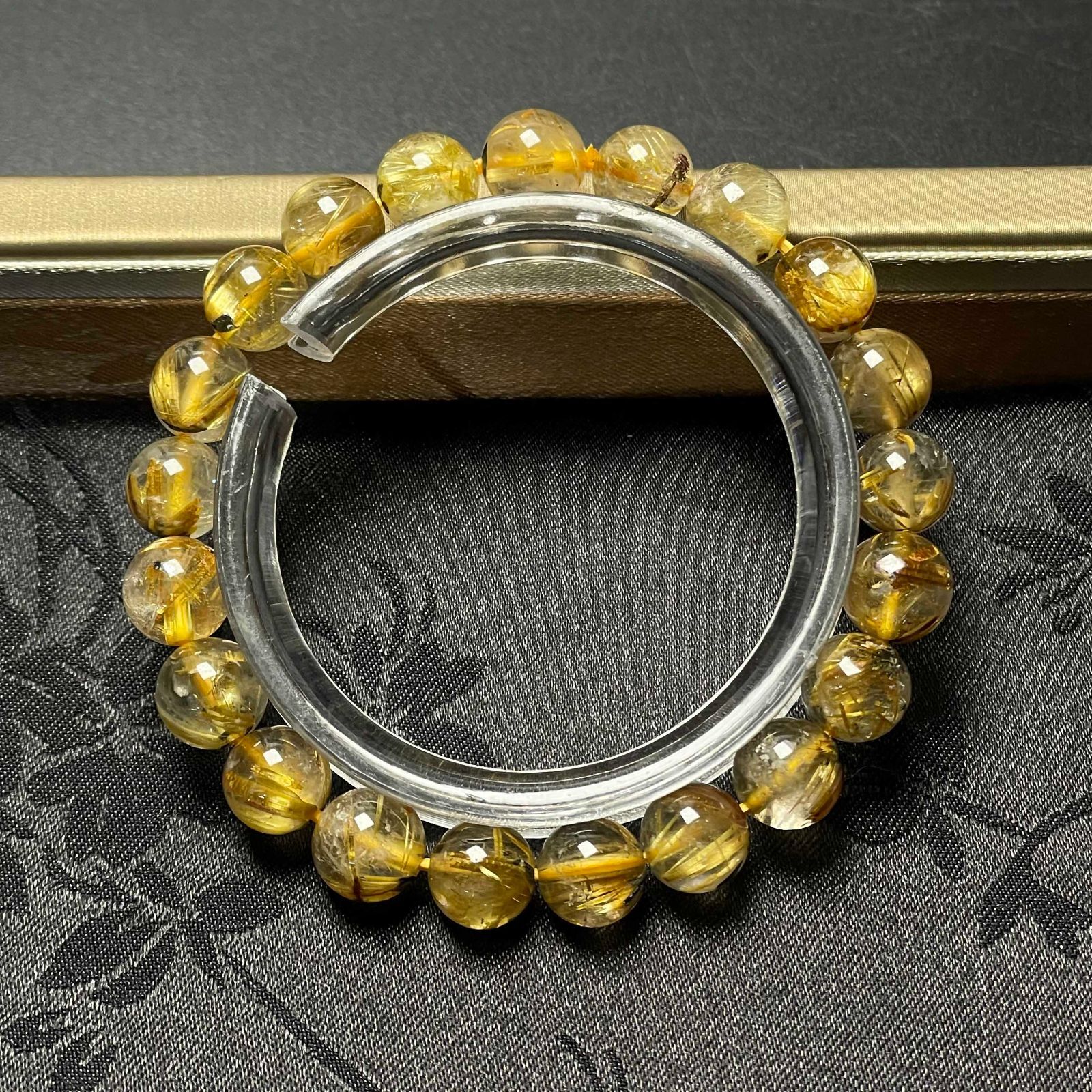 太陽花タイチンルチル 黄金針水晶