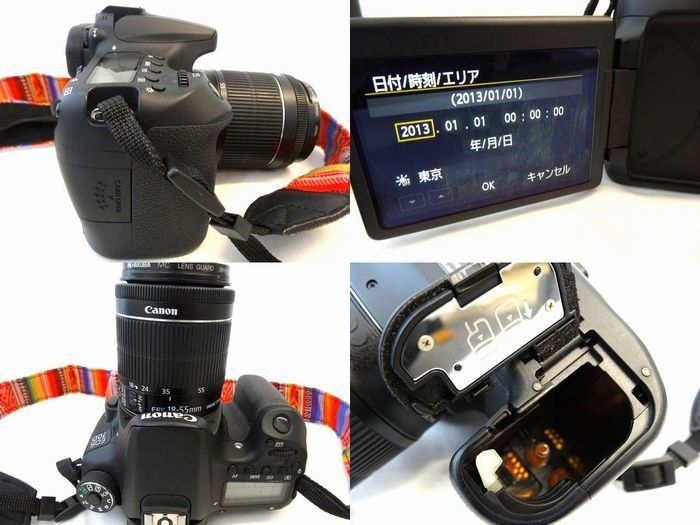 美品 Canon EOS 70D DOUBLE ZOOM KIT □ ダブルズームキット 18-55mm