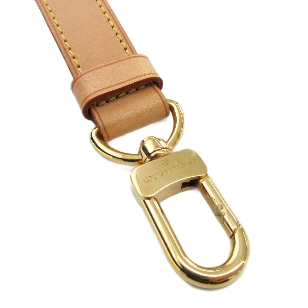 LOUIS VUITTON レザー ストラップ ベージュ ルイ ヴィトン ショルダーストラップ ベージュ レザー