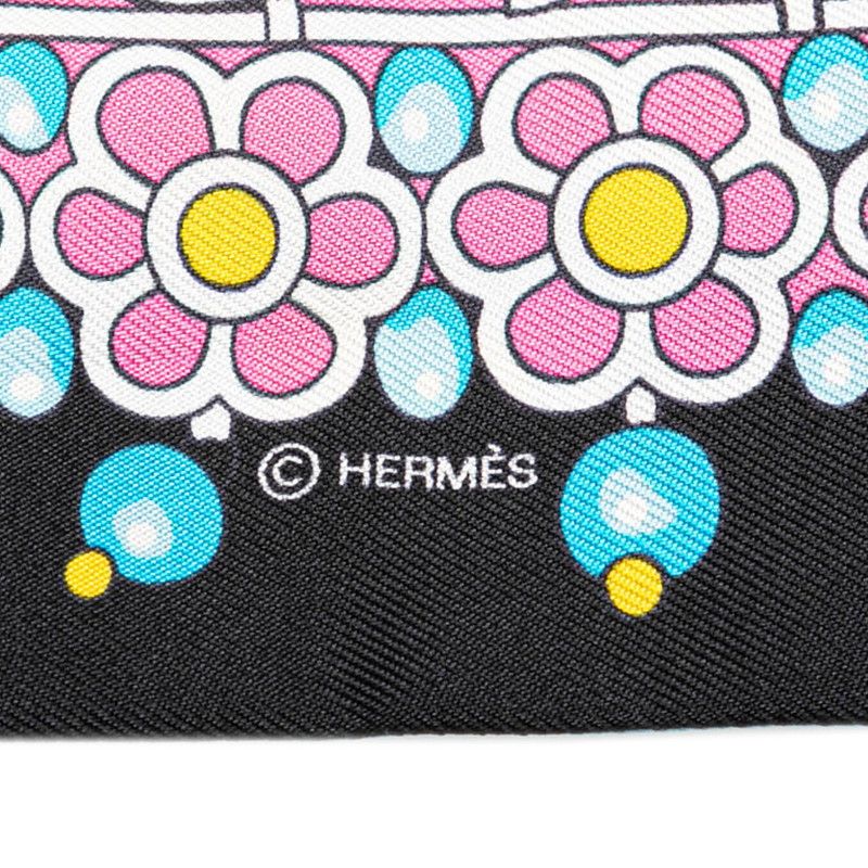 エルメス ツイリー PARURES DES MAHARAJAS マハラジャの装身具 ブルー