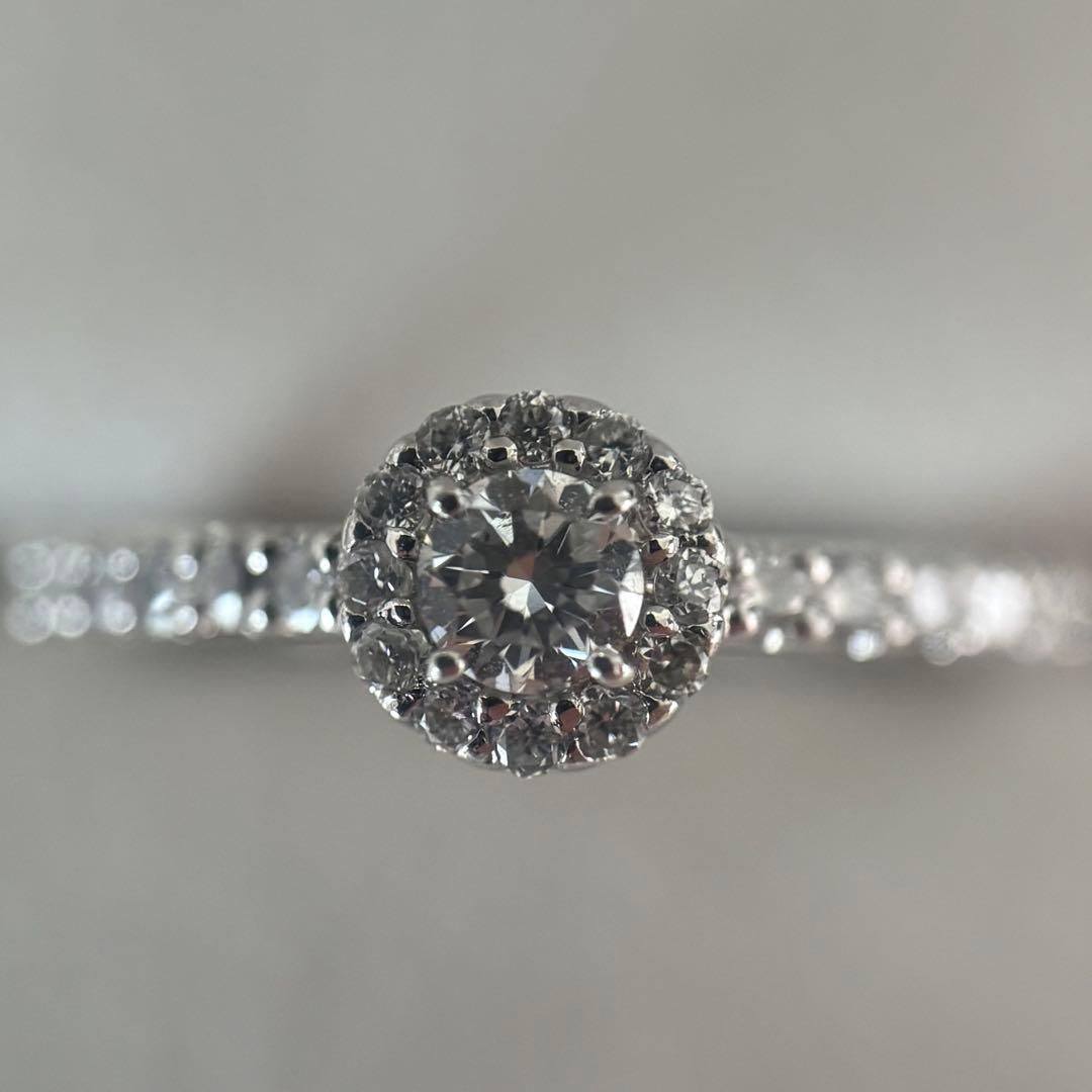 332【ヴァンドーム青山】Pt950 ダイヤモンド 0.31ct 約7号 332【ヴァンドーム青山】Pt950 ダイヤモンド 0.31ct 約7号 グレース