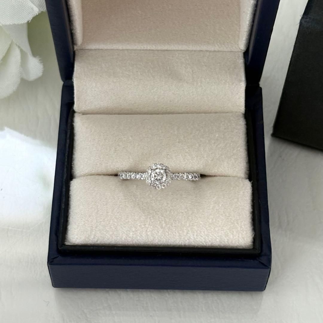 332【ヴァンドーム青山】Pt950 ダイヤモンド 0.31ct 約7号 332【ヴァンドーム青山】Pt950 ダイヤモンド 0.31ct 約7号 グレース