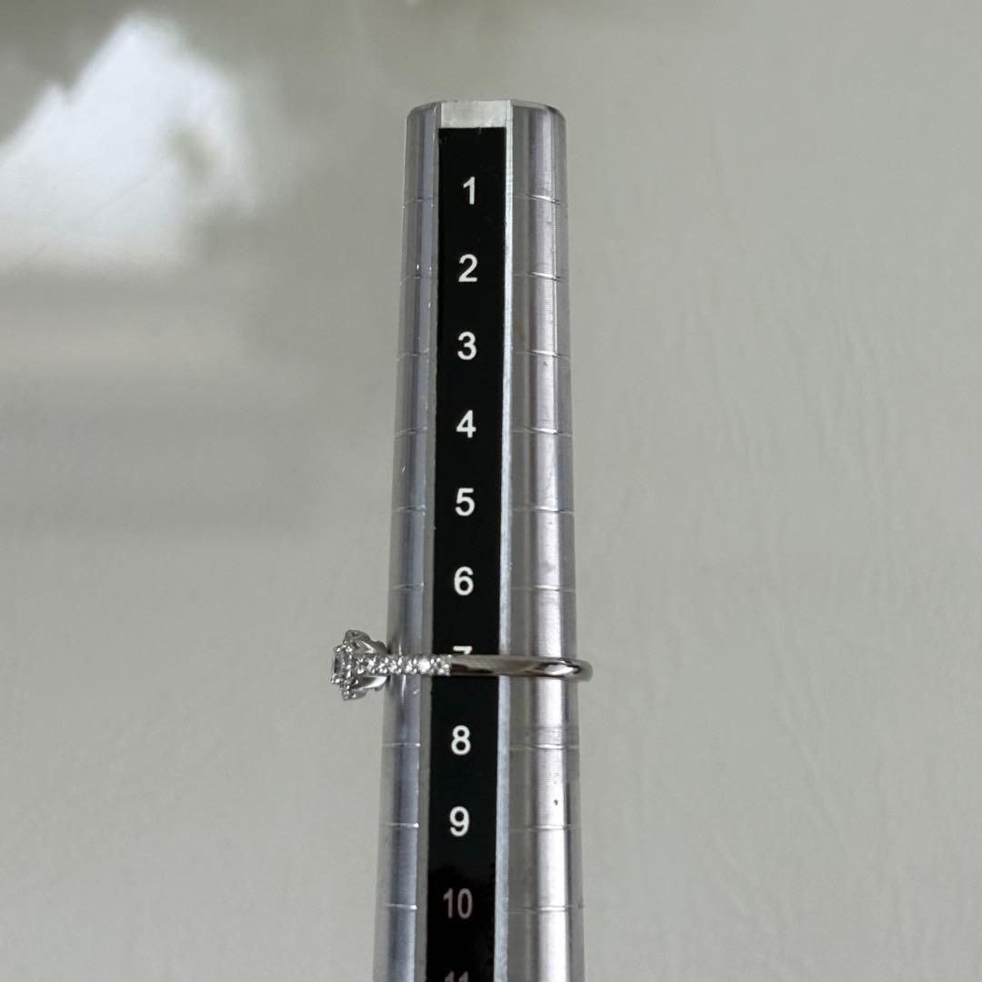 332【ヴァンドーム青山】Pt950 ダイヤモンド 0.31ct 約7号 グレース