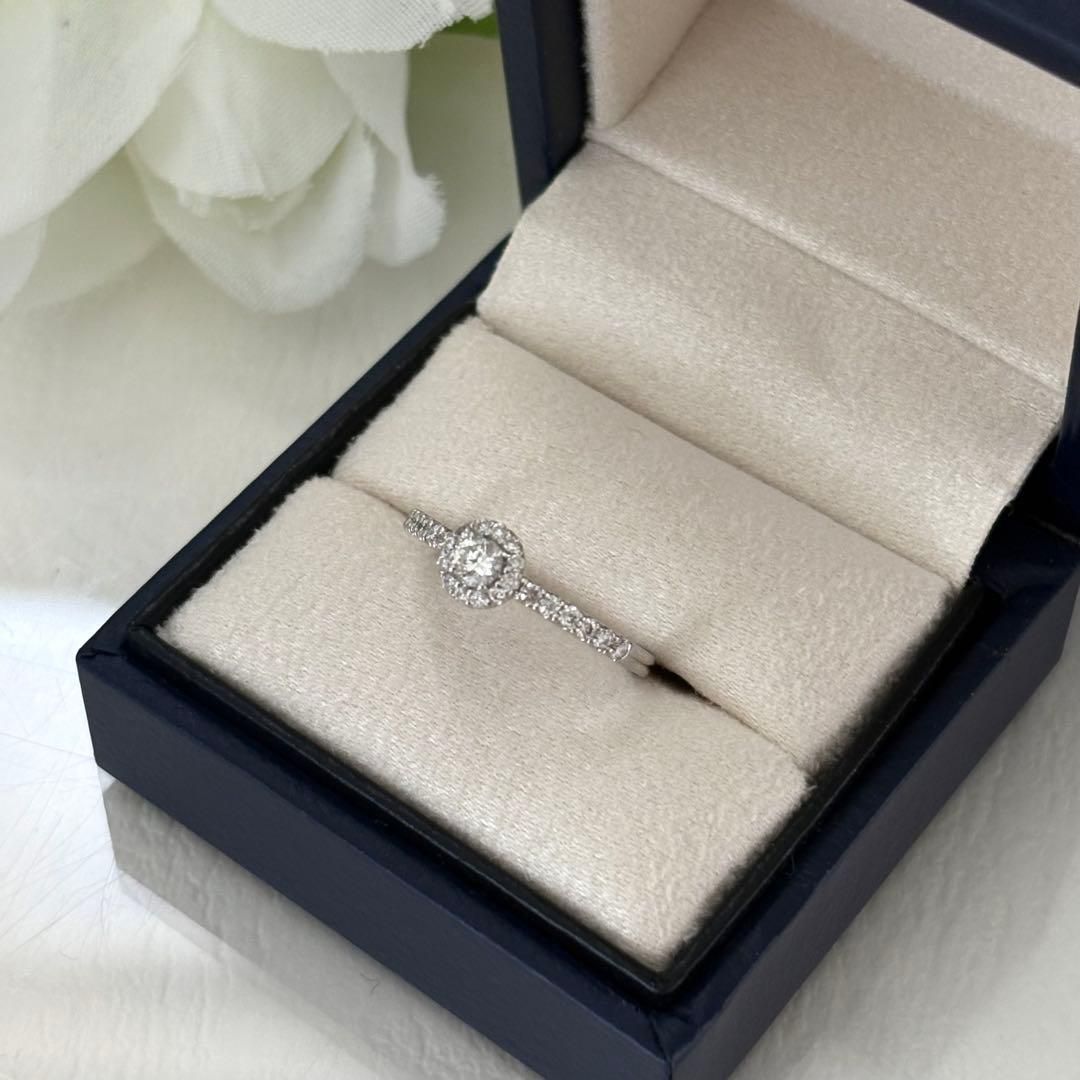 332【ヴァンドーム青山】Pt950 ダイヤモンド 0.31ct 約7号 332【ヴァンドーム青山】Pt950 ダイヤモンド 0.31ct 約7号 グレース