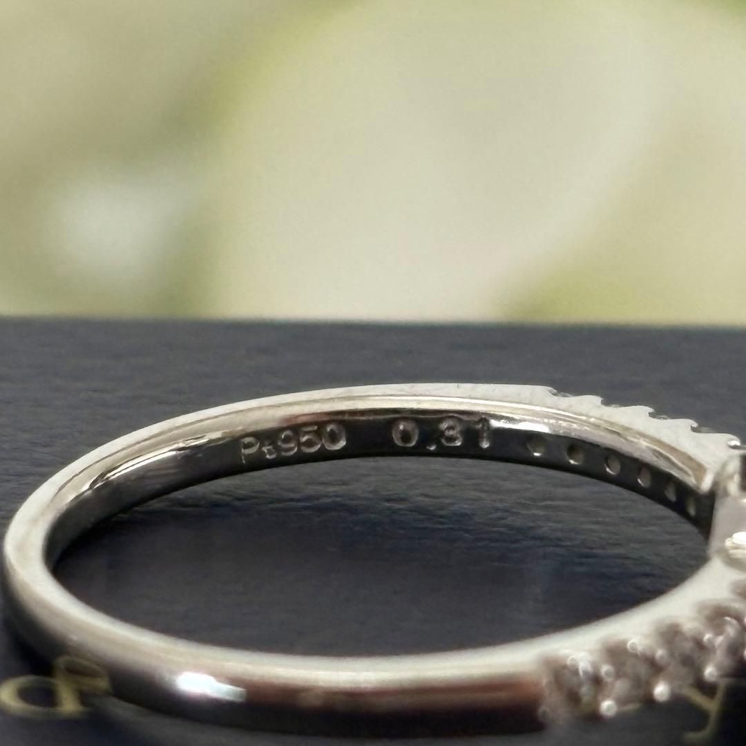 332【ヴァンドーム青山】Pt950 ダイヤモンド 0.31ct 約7号 332【ヴァンドーム青山】Pt950 ダイヤモンド 0.31ct 約7号 グレース