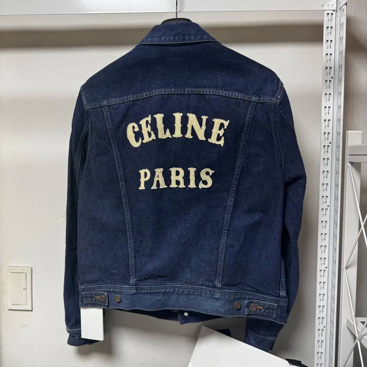 セリーヌ パリ トラッカー デニム ジャケット M