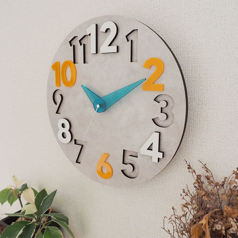 壁掛け時計 GRAU 静音設計 スウィープムーブメント