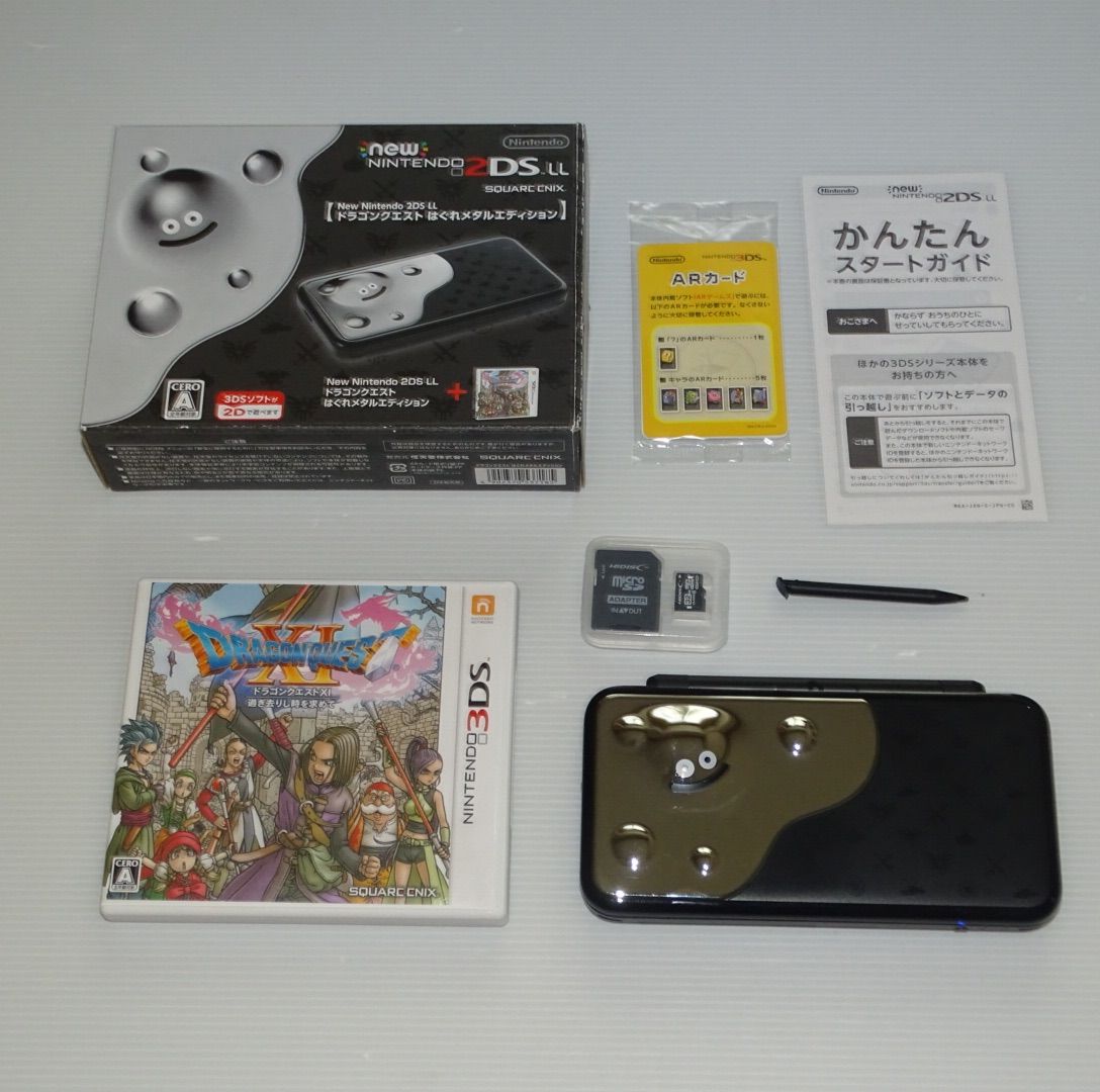 Newニンテンドー2DS LL ドラゴンクエスト はぐれメタルエディション 動作 済 QA7002