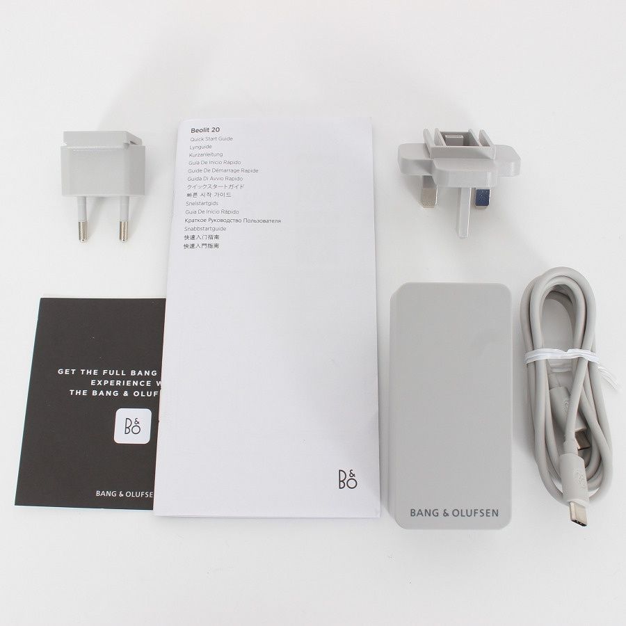 Bang - Olufsen Beolit 20 Grey Mist ワイヤレススピーカー バングアンドオルフセン ベオリット グレーミスト 本体