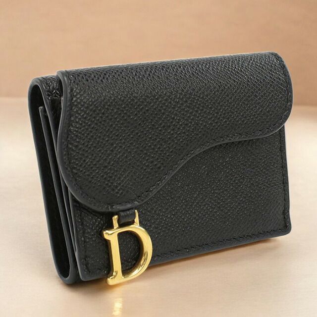 ディオール Dior 三折財布 レディース サドル 三つ折り ウォレット