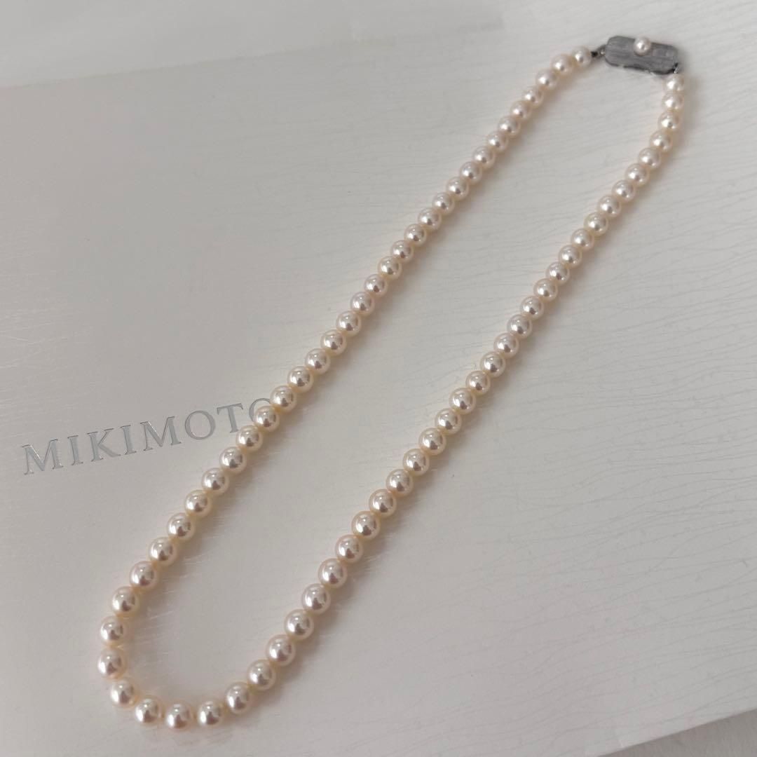 217【ミキモト】シルバー パール 約5.0-5.3mm ネックレス - メルカリ