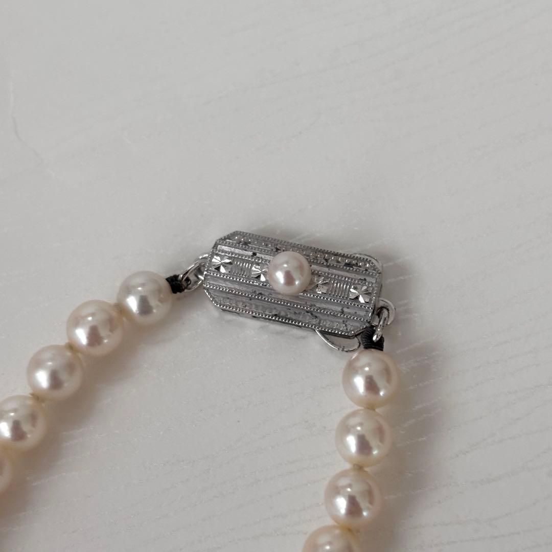 217【ミキモト】シルバー パール 約5.0-5.3mm ネックレス - メルカリ