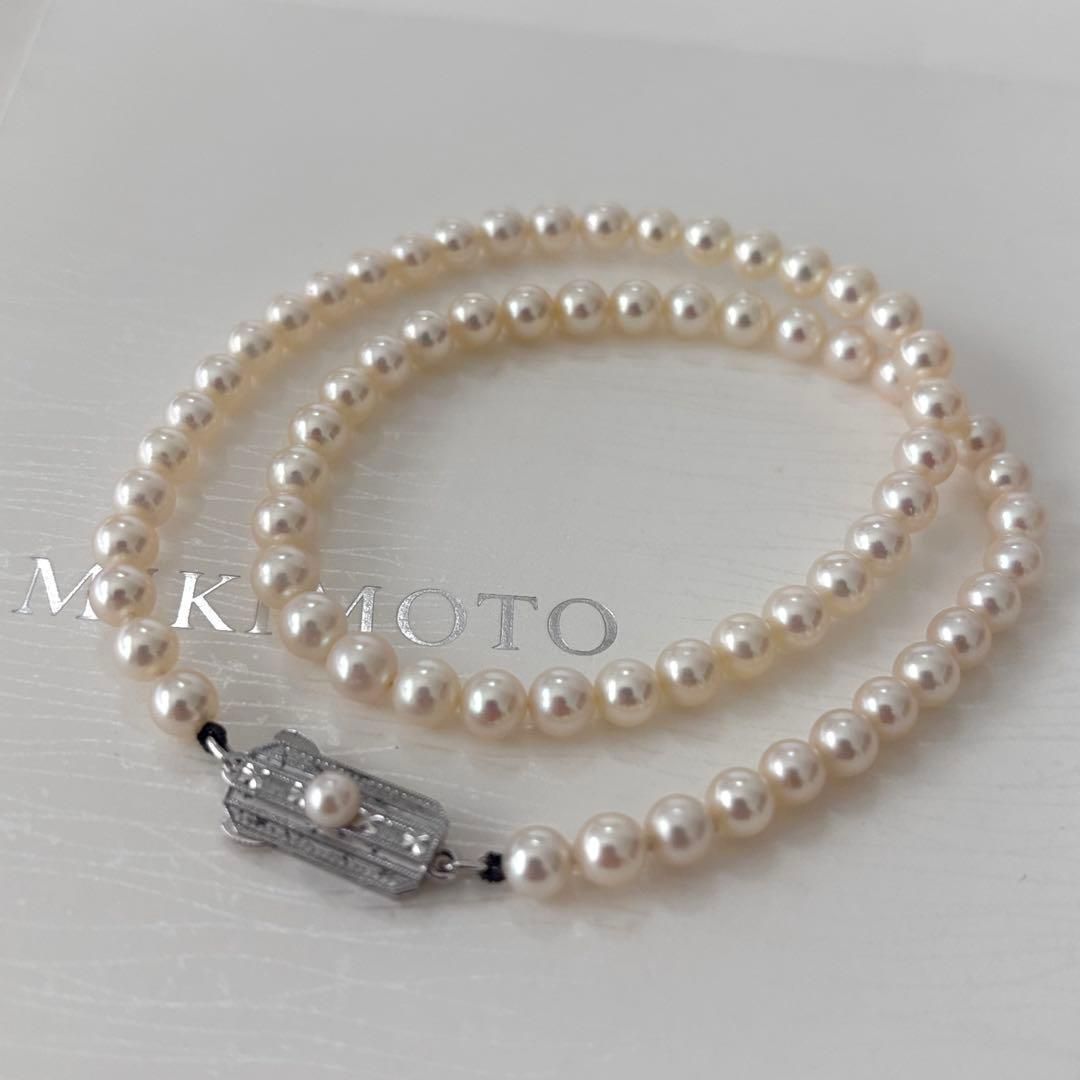 217【ミキモト】シルバー　パール　約5.0-5.3mm ネックレス 217【ミキモト】シルバー パール 約5.0-5.3mm ネックレス - メルカリ