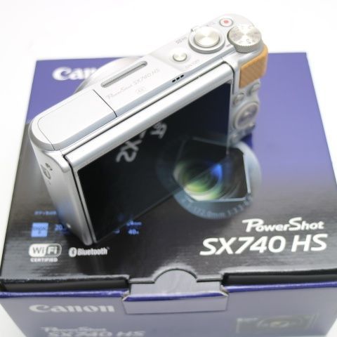 元箱付き 極上品 キヤノン PowerShot SX740 HS シルバー 極上品
