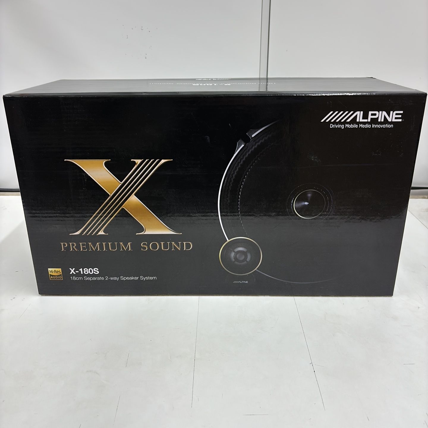 ALPINE X-180S 18cm 2way セパレートスピーカー み