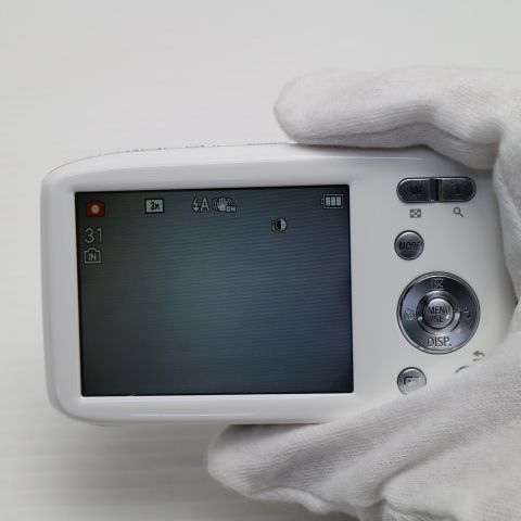 【美品】PANASONIC LUMIX DMC-S2 デジカメ　ホワイト 美品】PANASONIC LUMIX DMC-S2 デジカメ ホワイト 箱付 美品 DMC-S2