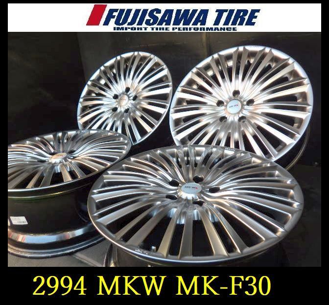 2994 B▲送料無料▲MKW MK-F30▲18x8.0J 5穴 PCD114.3 45▲4本