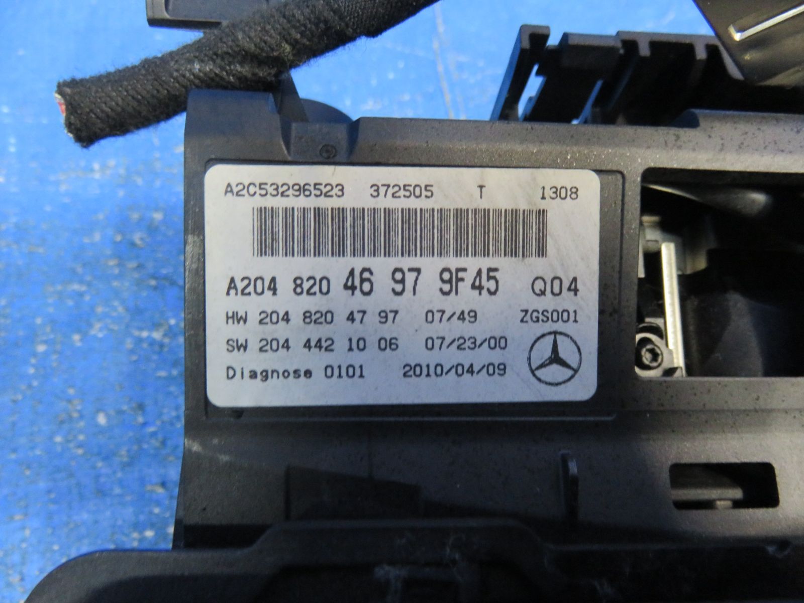 LA7287 ベンツ Cクラス C200 W204 前期 マルチモニター ナビディスプレイ 純正 A2048204697 開閉式 BILLOVLOGS_CO_UK