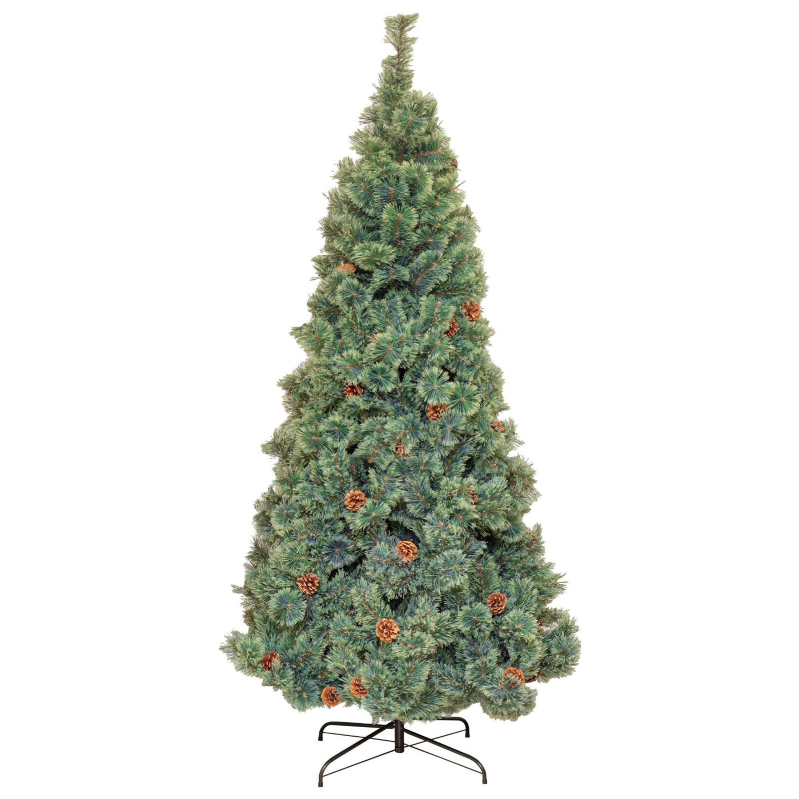 クリスマスツリー ヌードツリー Renoel リノエル 本物のような美しいシルエットと豊富な枝数 天然松ぼっくり付き ハロウィン 飾り付け デコレーション ギフト 贈り物 プレゼント 北欧 シンプル 組立簡単 本体 210cm