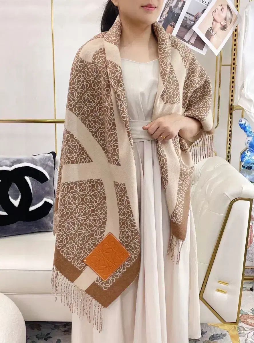 LOEWE ロエベ スカーフ ショール ケープ カシミア マフラー