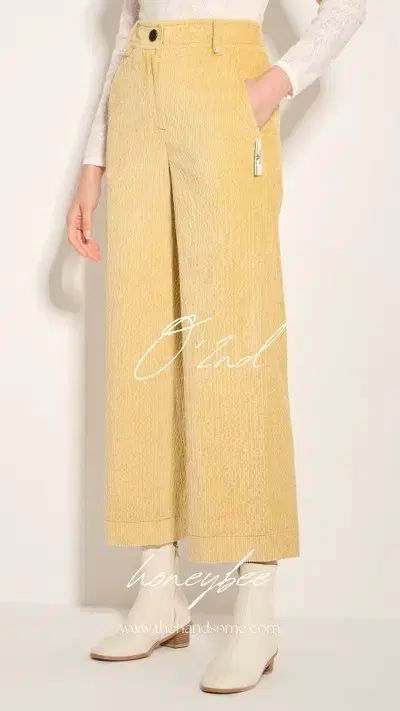 O 2nd コーデュロイ ワイド パンツ
