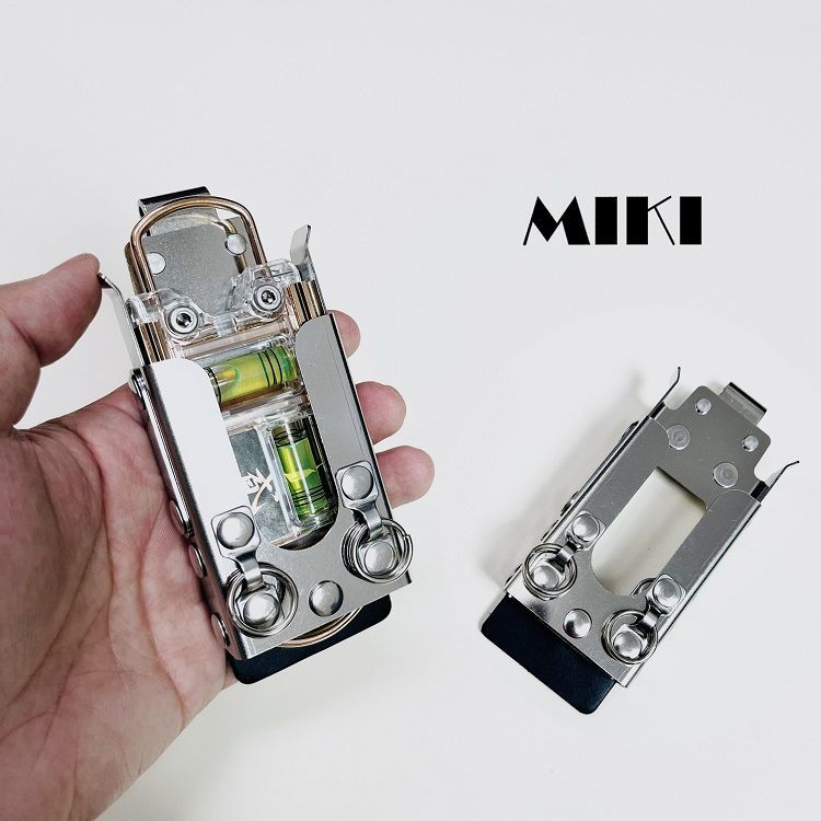三貴MIKI 工具ホルダー SPH着脱タイプ SPHLV-2 エビスEBISUトビレベル2 水平器ホルダー オールステンレス