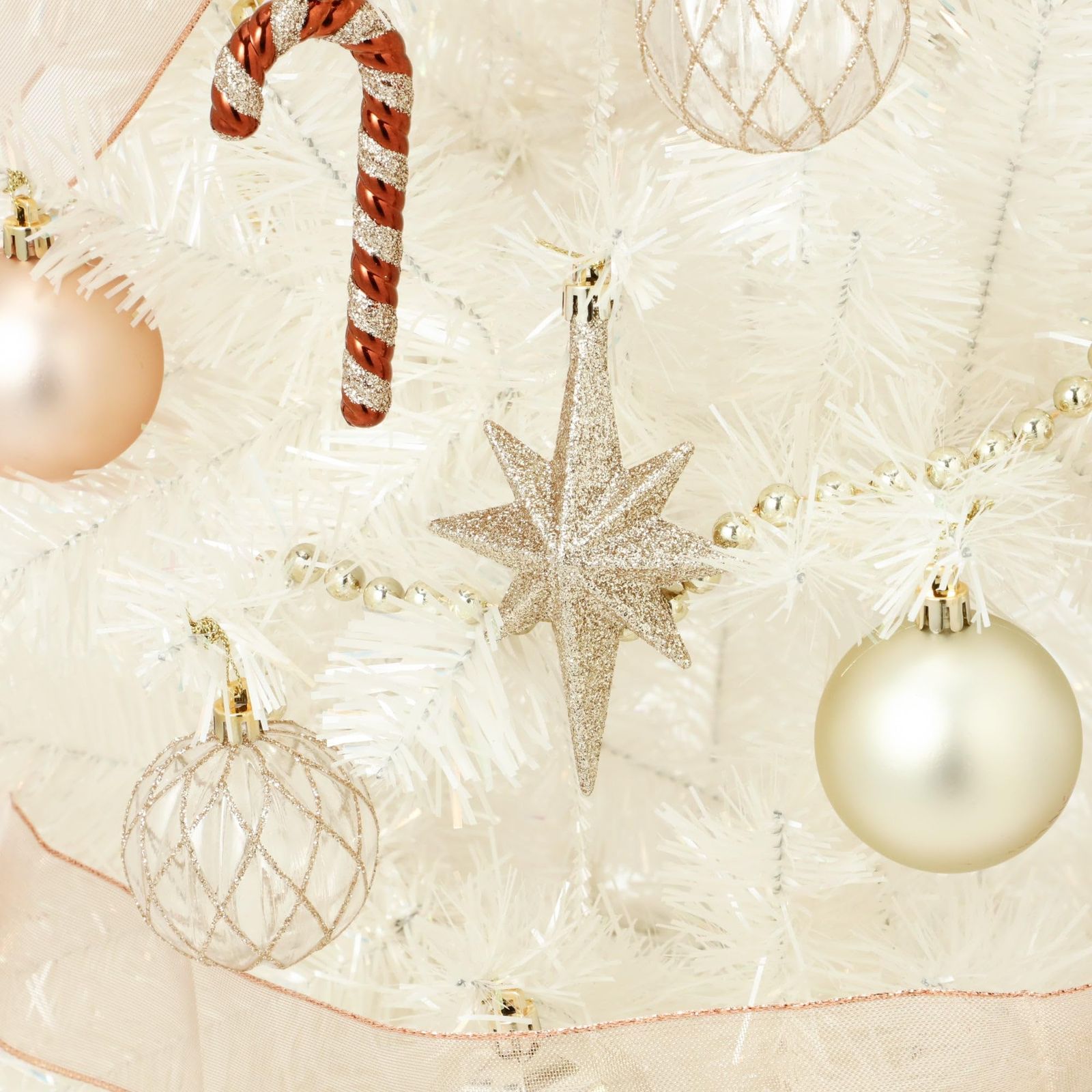 Francfranc フランフラン クリスマスツリー スターターセット 150cm ホワイト モデル SKLAD-KIRPICHA_RU