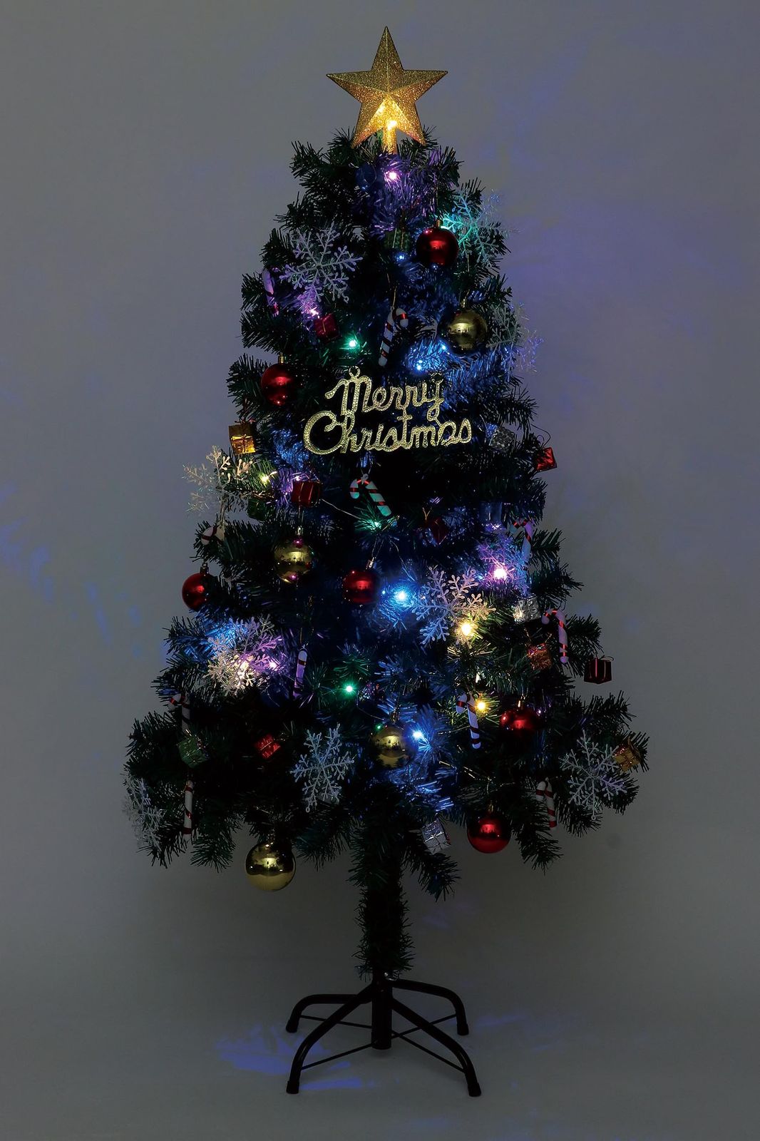 アーテック クリスマスツリー120㎝ オーナメント付き 11790 クリスマスツリー クリスマス会 こども お楽しみ会 イベント イルミネーション 飾り ライト 装飾