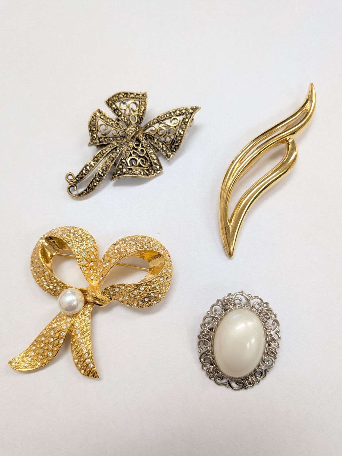 遺品整理 まとめて ジュエリー ブランドあり MONET ソニアリキエル ブローチ ネックレス イヤリング