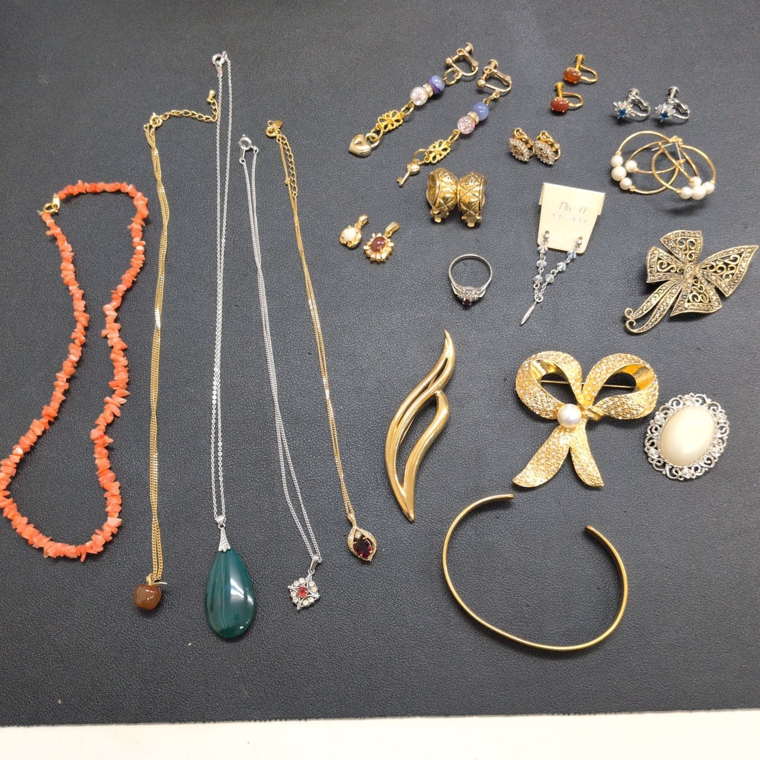 遺品整理 まとめて ジュエリー ブランドあり MONET ソニアリキエル ブローチ ネックレス イヤリング