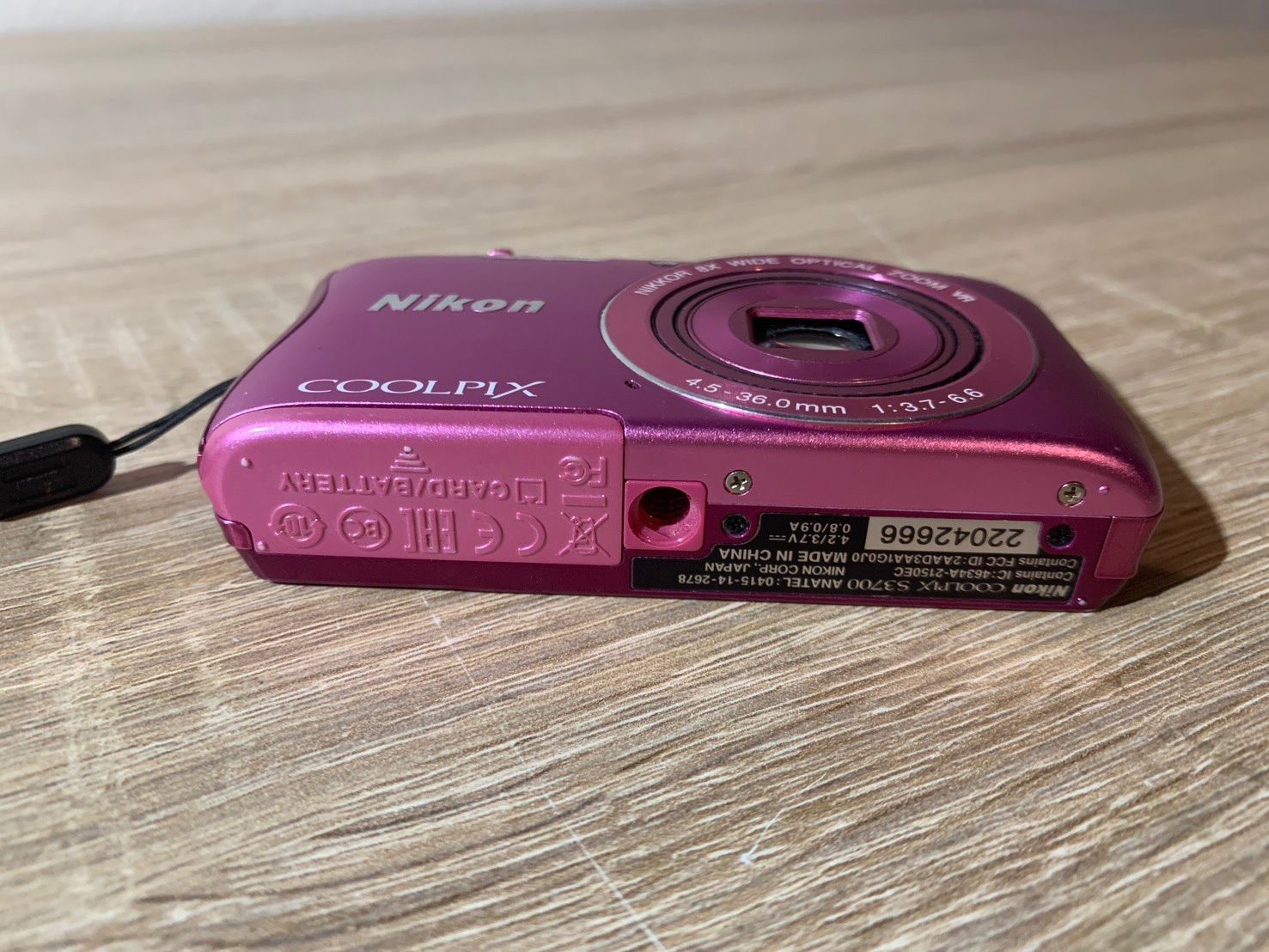 6190 Nikon COOLPIX S3700 ピンク デジカメ ジャンク品 - メルカリ