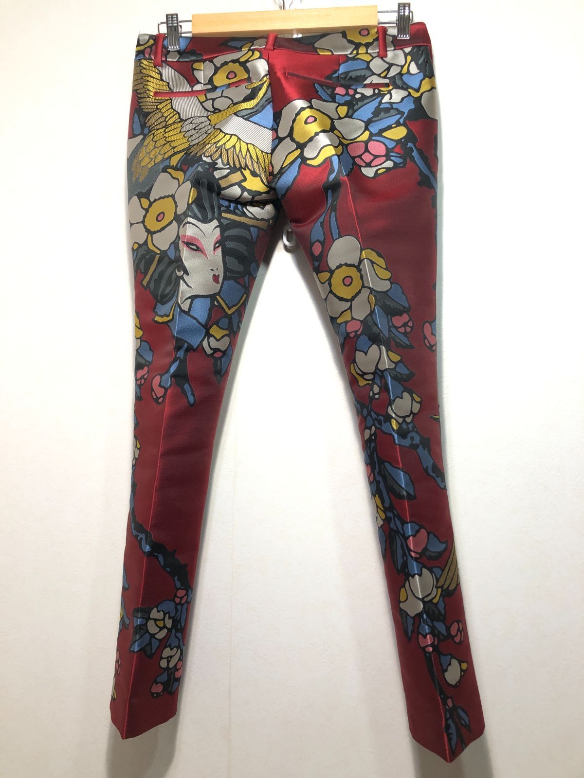 050182 DSQUARED2 Blossom Print Trousers パンツ 38 レディース 和柄 日本画 ブロッサム dsquared2 ディースクエアード