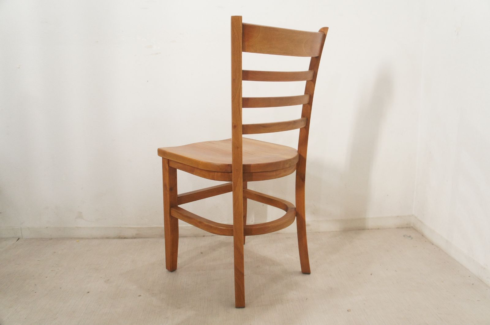 マホガニー無垢 ラダーバックウッドチェア